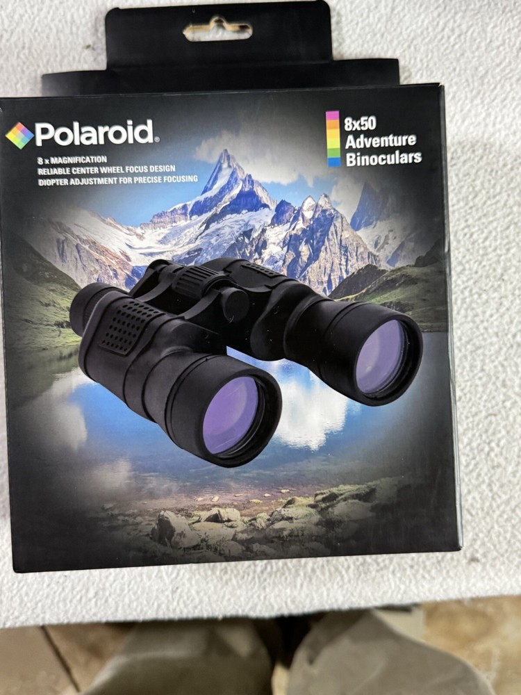 Polaroid 8x50 Adventure Binocular Open Box No Strap