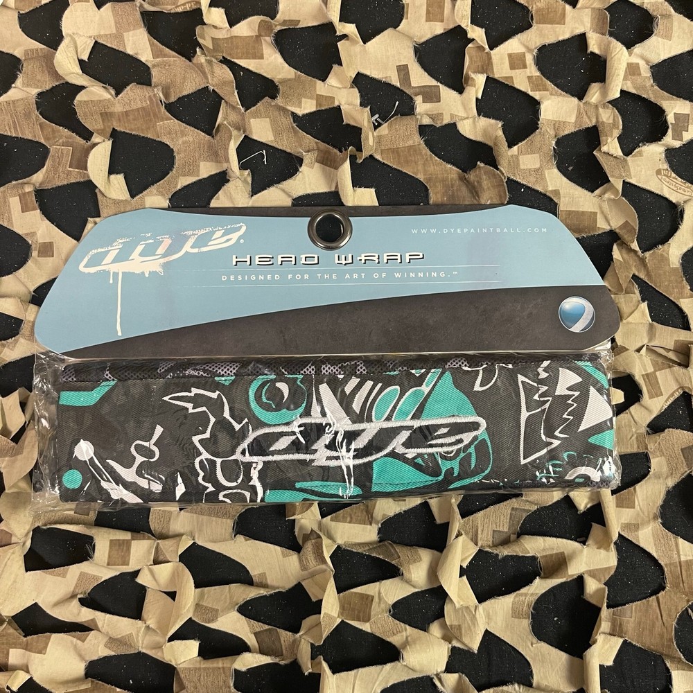 NEW 2014 Dye Head Wrap - Eskimo Teal/Grey/Black