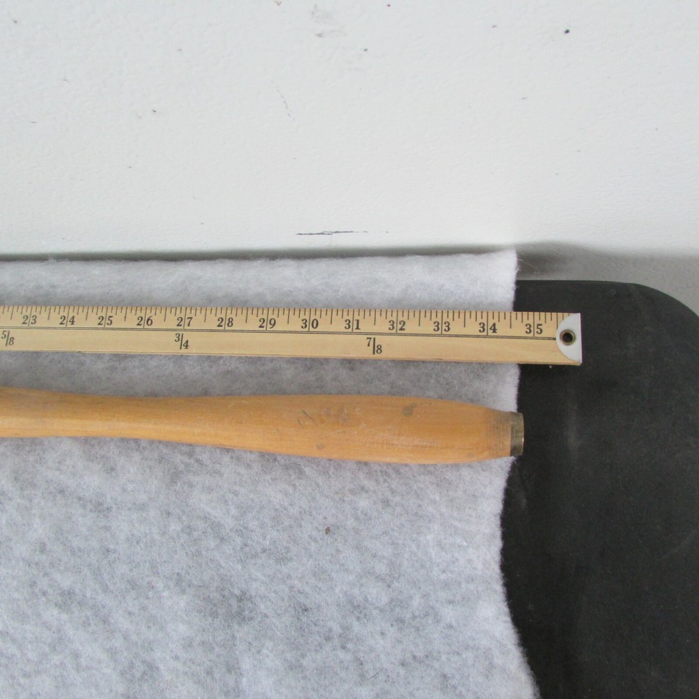 Vintage Chisel Wood/Brass Handle carving Tool 35" long