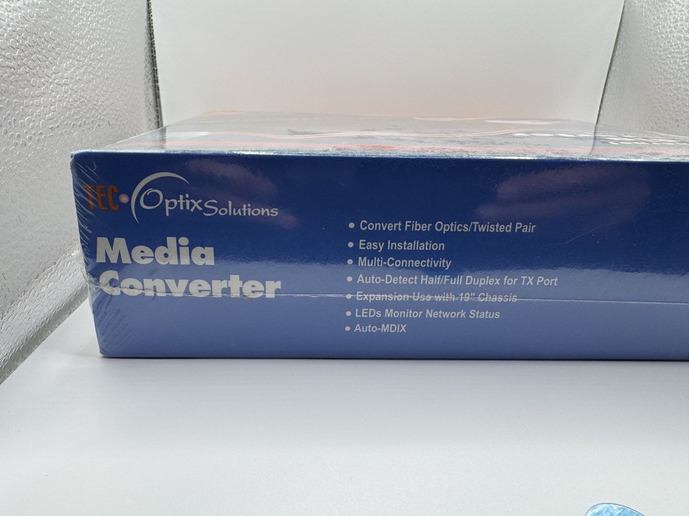 Tec Optix Solutions Converter Fast Ethernet Media Auto Switching MC-100st-MM