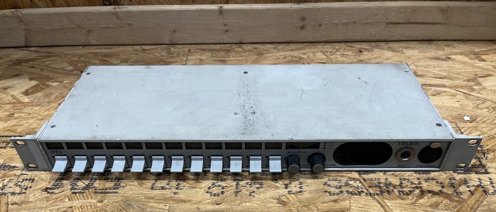UNTESTED RTS Telex KP-12L 12 Position Key Panel Intercom System