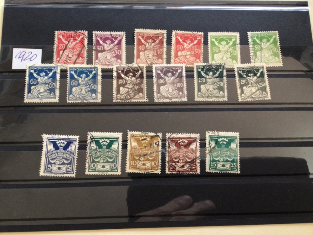 Czechoslovakia  mounted mint & used stamps A12848