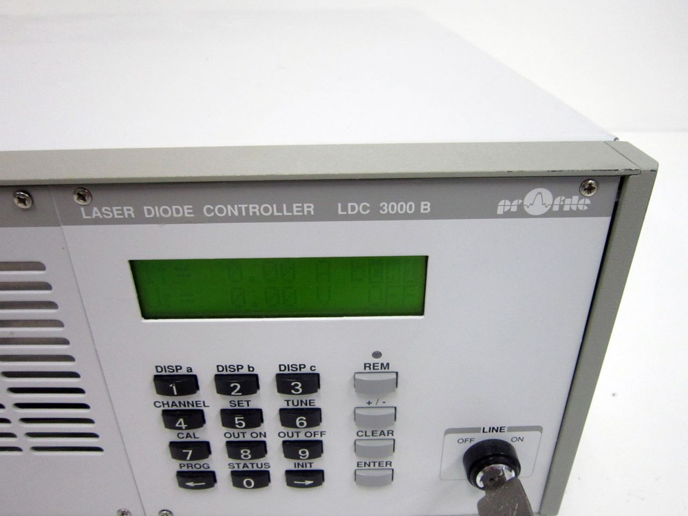 PROFILE LDC 3000 B LASER DIODE CONTROLLER LDC3000 WITH TE MODULE