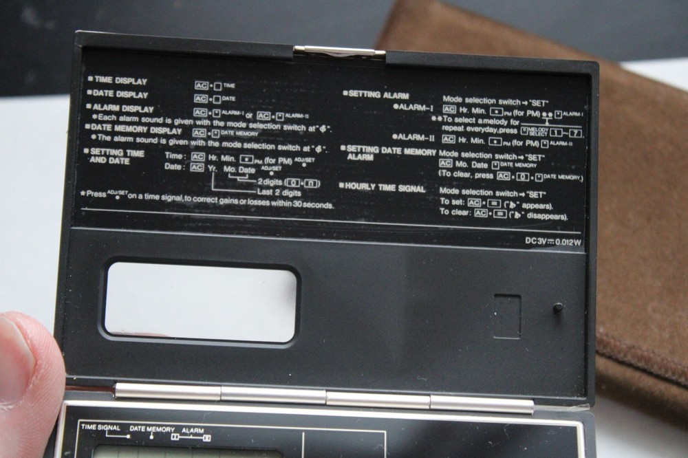 Vintage Casio ML-8 Electrical Calculator/ Watch Handheld