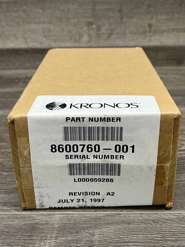 KRONOS 8600760-001 REMOTE READER NEW SEALED BOX - MULTIPLE AVAILABLE