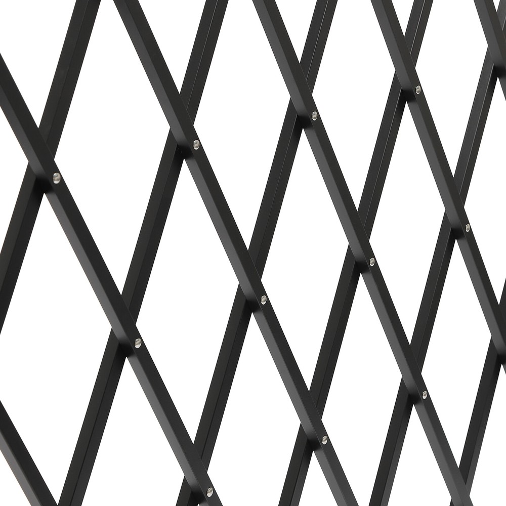 Expandable Folding Security Gate - Wall Mounted, 48" x 71" for Versatile Use