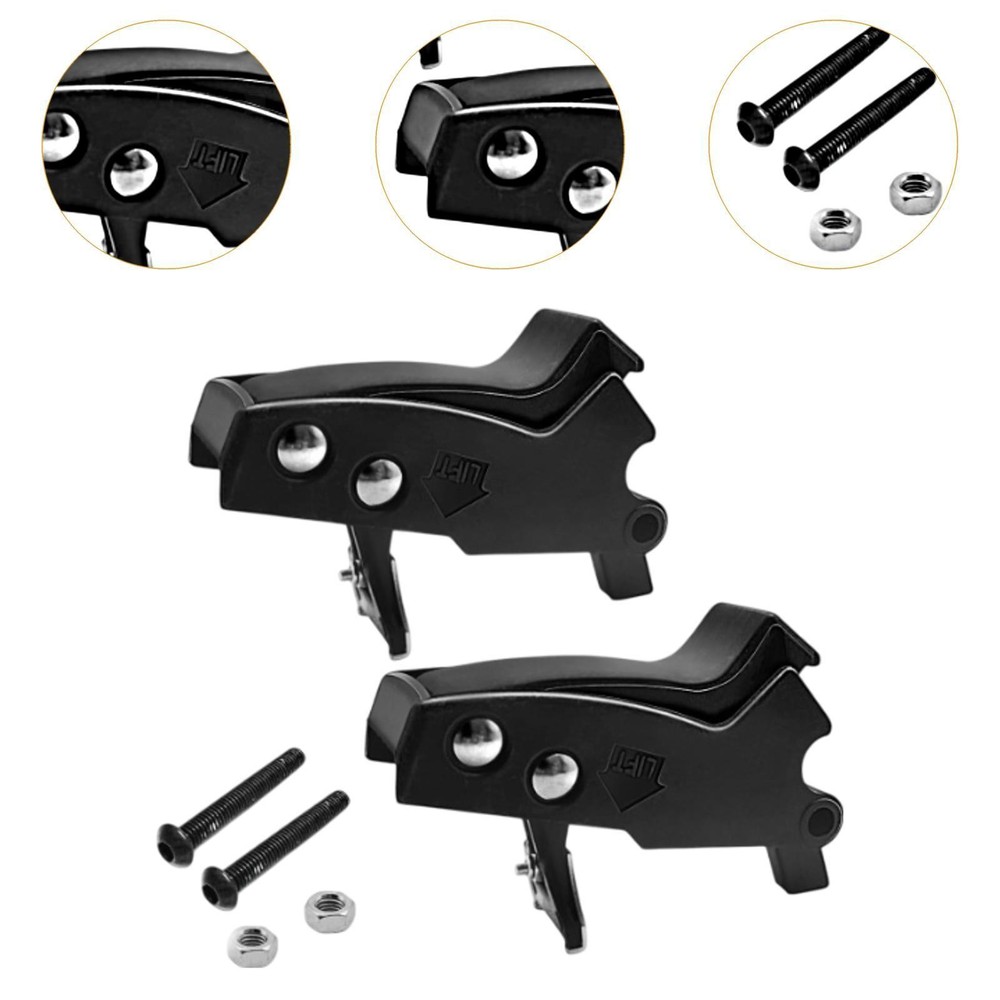 2Pcs Heavy Duty Support Clamps Installation Brackets Versatile Sturdy Easy to