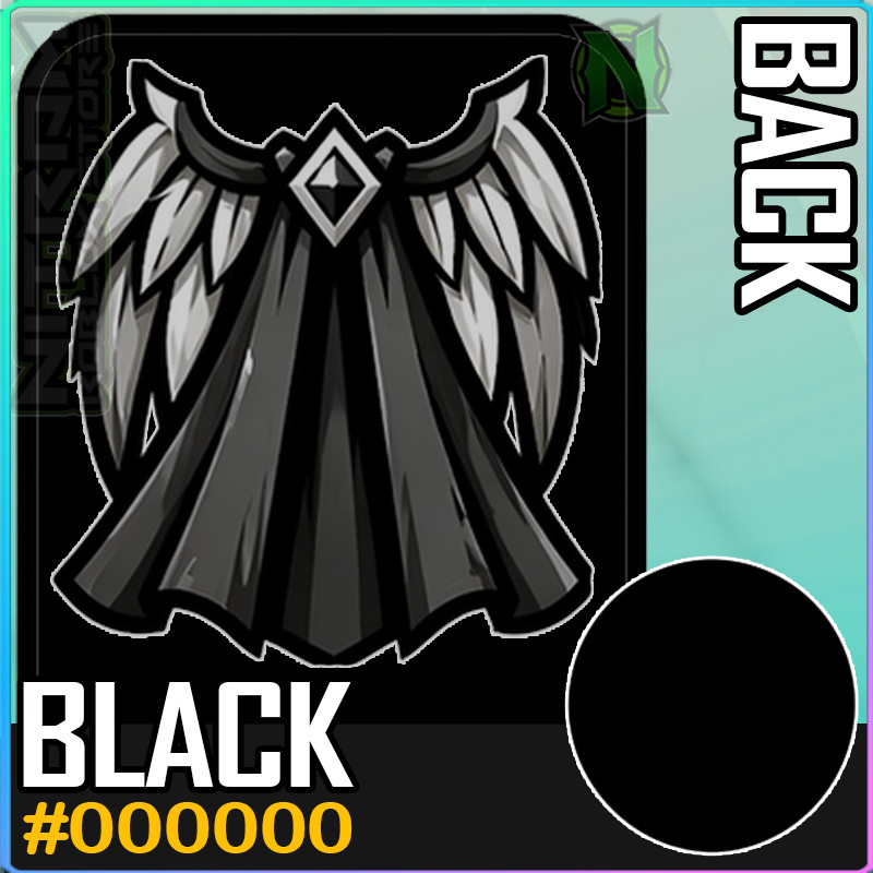 World Zero WZ - COSMETICS - #000000 (PITCH BLACK) - BACK