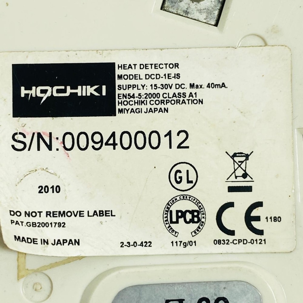 Hochiki DCD-1E-IS Heat Detector