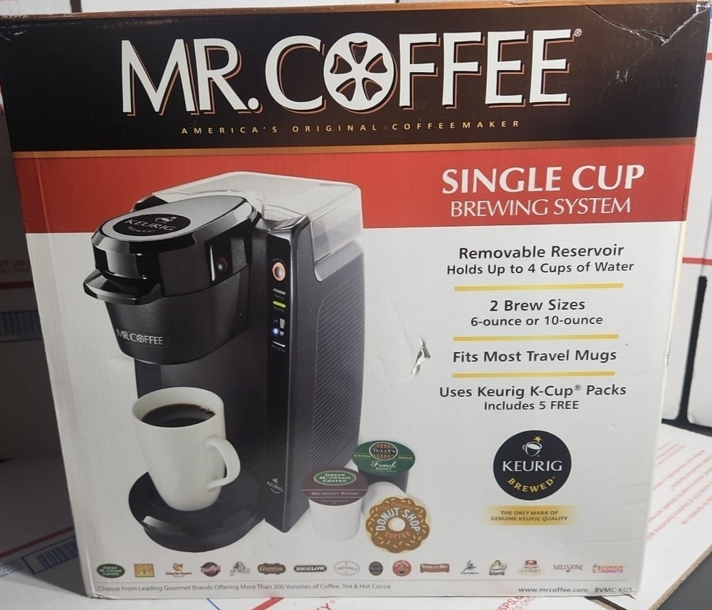 Mr. Coffee Single Cup Brewing System Bvmc-KG5 tested working