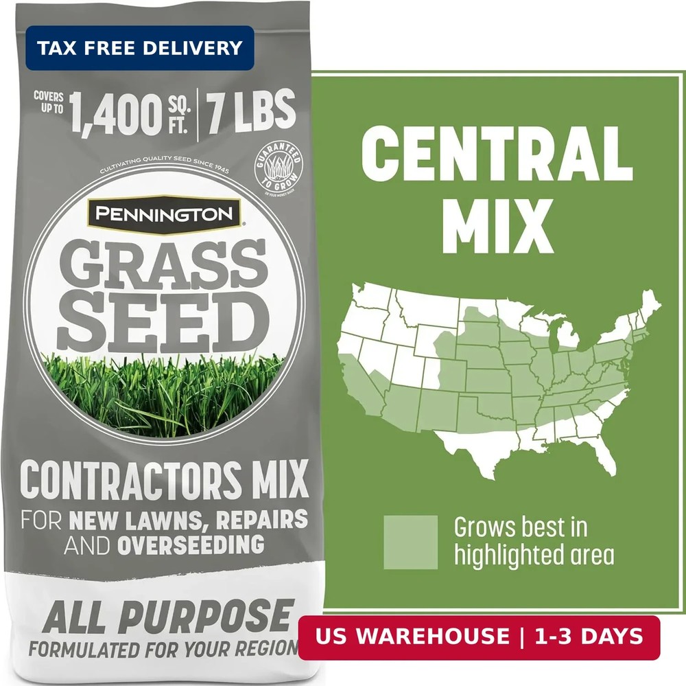 Pennington Contractors Grass Seed Mix Central 7 lb
