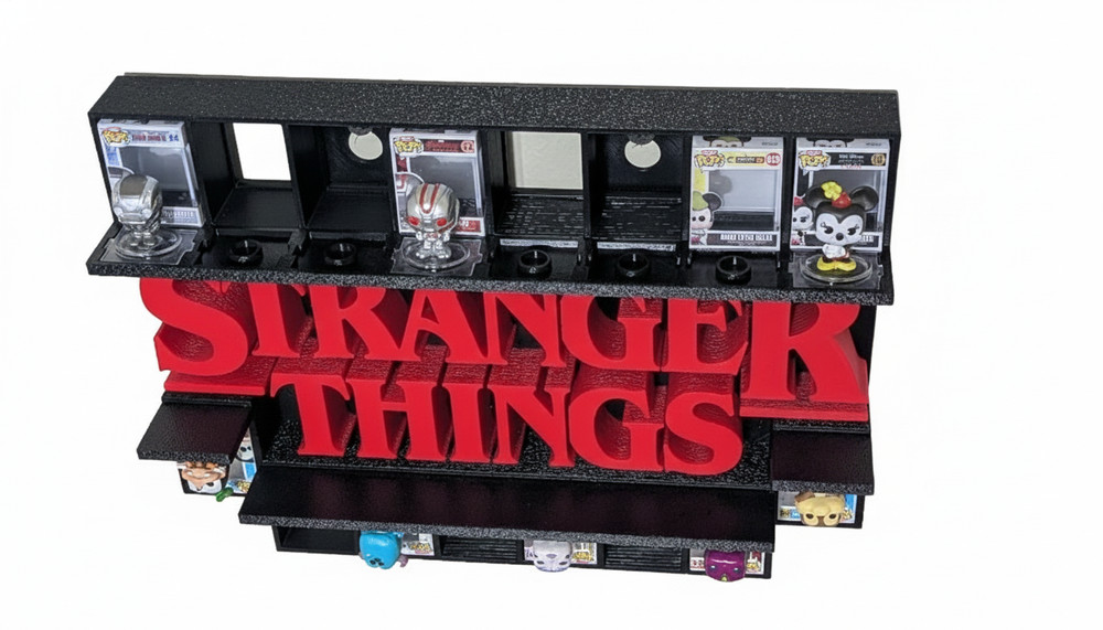 Stranger Things “Upside Down” Bitty Pop Display (Holds 16) 3D Printed