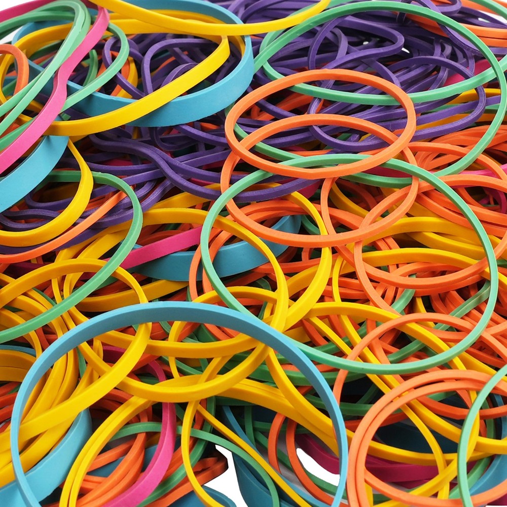 AMUU Rubber Bands Assorted Size Multicolor 0.5 lb