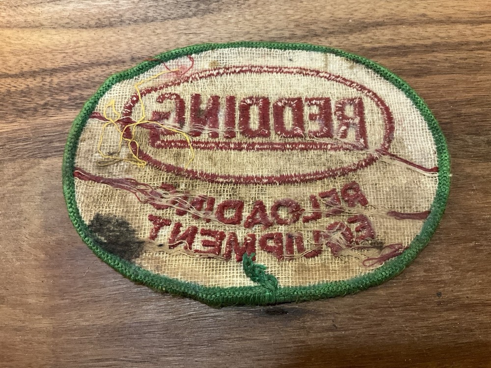 Vtg. Redding Brand Reloading Equipment Embroidered Patch