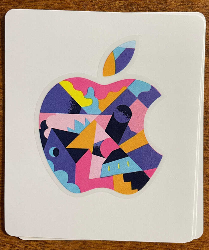 Apple Logo Sticker Decal Authentic