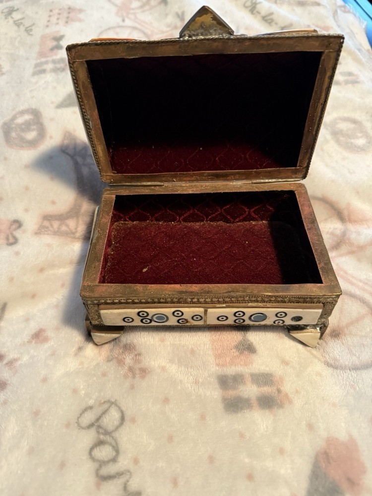 Moroccan Camel Bone Jewelry Box