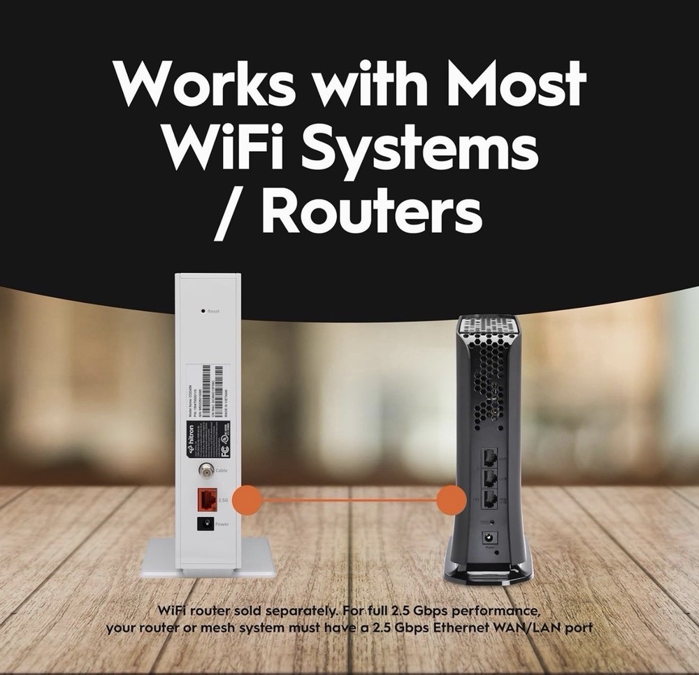 Hitron CODA56 DOCSIS 3.1 Cable Modem | 2.5 Gbps