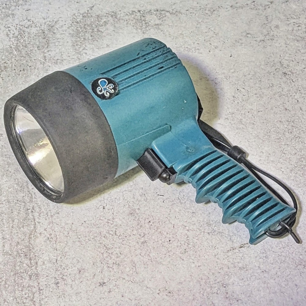 Scuba Ikelite RCD Underwater Flashlight Deepsea Dive Light 4 D Cell Aqua Teal
