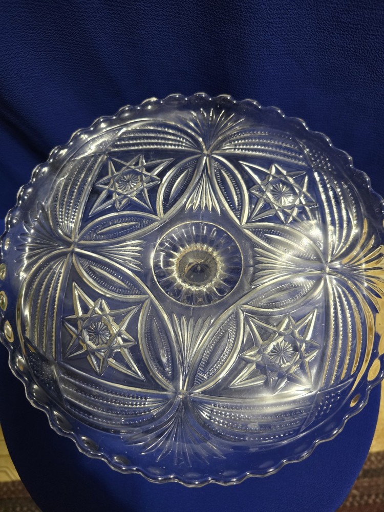 ANTIQUE EAPG BRYCE-HIGBEE CAKE STAND PTRN-MONARCH