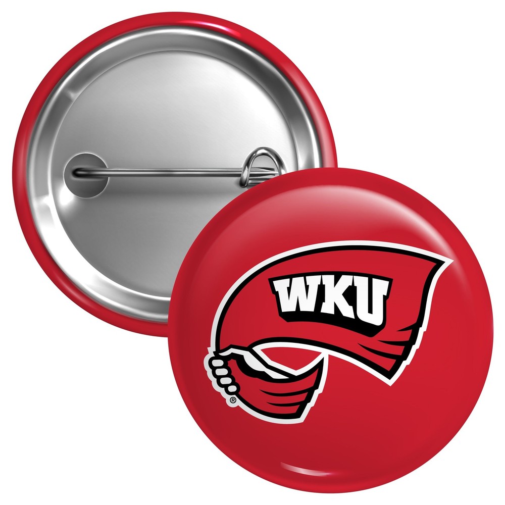 Western Kentucky Hilltoppers Button Pin - 3 Size Options