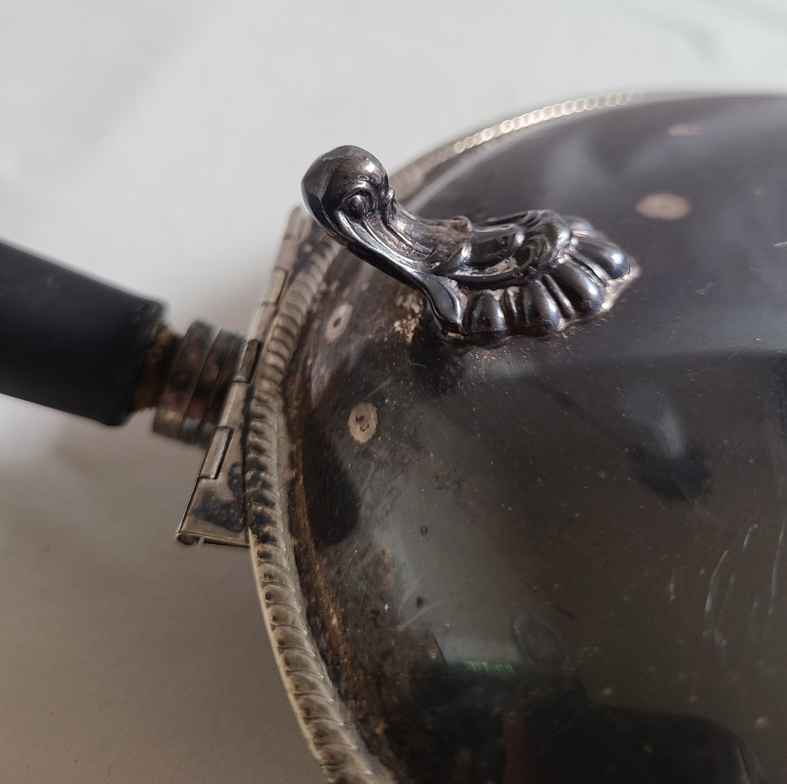 2 Vintage Silverplate Silent Butler Crumb Sweeper Set Antique Table Ash Catcher