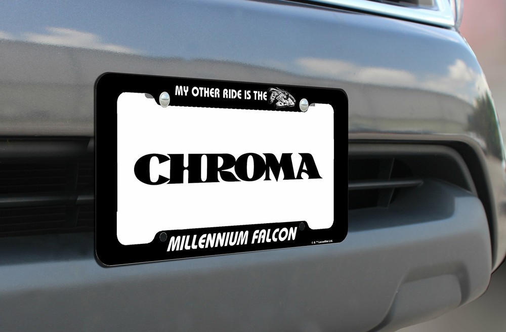 Chroma Graphics Star Wars Millenium Falcon Plastic Plate Frame