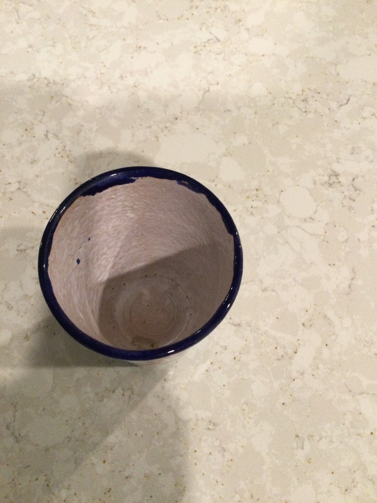 Guatemala Hand Made Cup 3-3/4” Tall 3” In Width