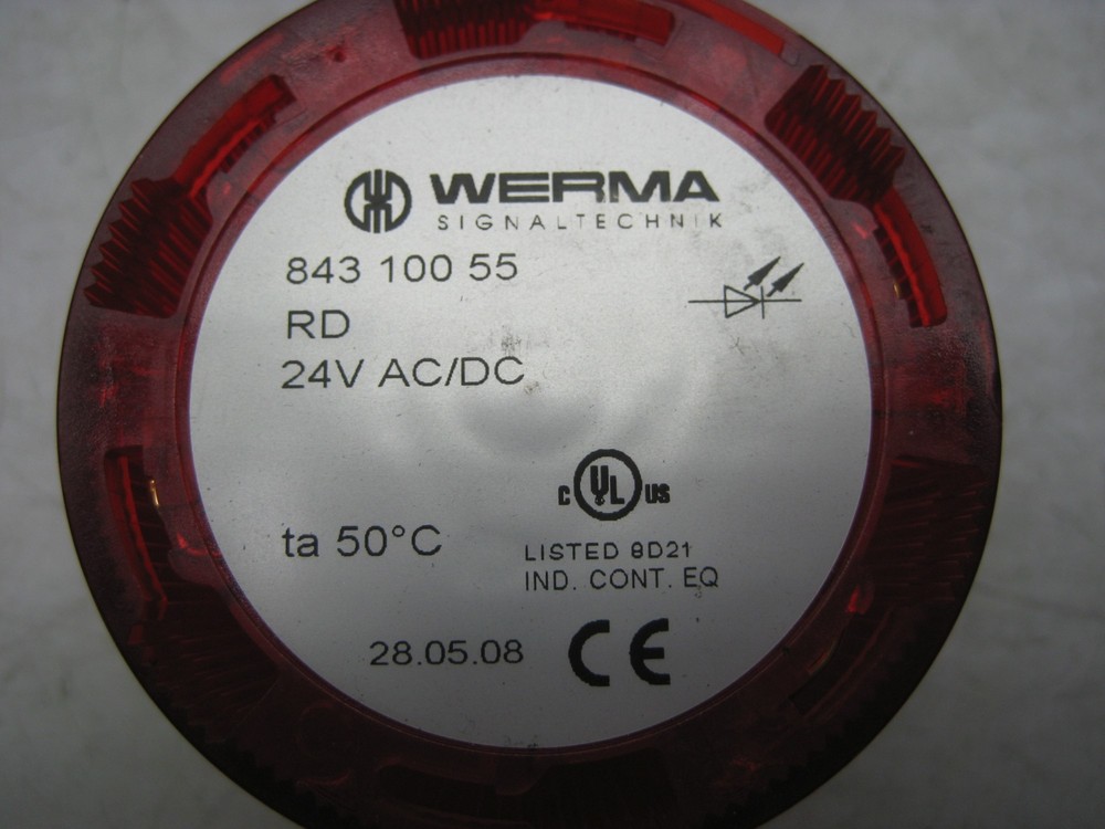 WERMA 84310055 STACK LIGHT RED NSNP