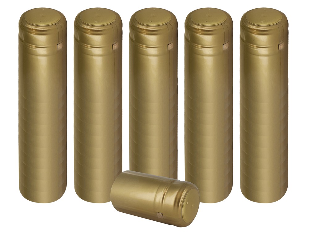 Gold PVC Capsules - 100 ct.