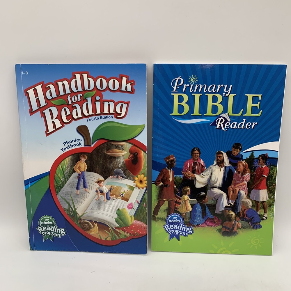 Abeka Handbook for Reading & Primary Bible Reader 1st, 2nd, & 3rd Grade