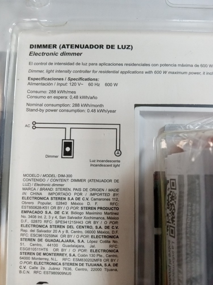 Steren DIM-300 Dimmerlight Controller Knob