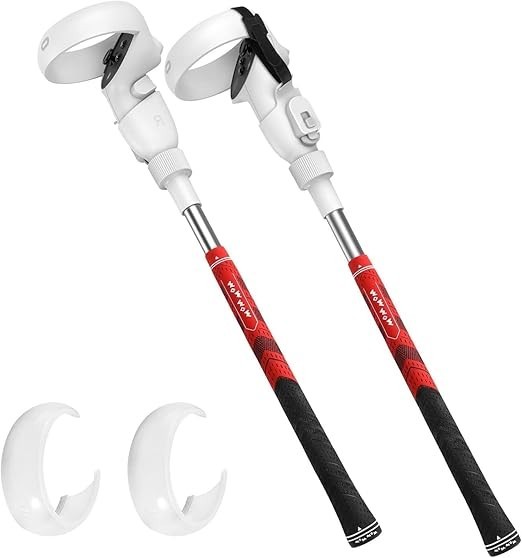 Golf Club Handle for Oculus and VR Accessories 2 Compatible Left & Right Control