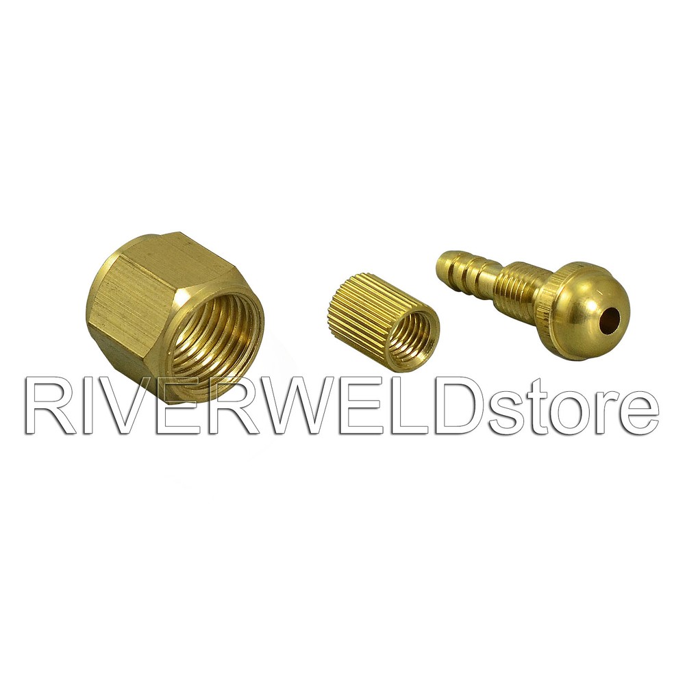 RIVERWELD TIG Welding Torch Fitting Connector Adapter (9/16-18'')