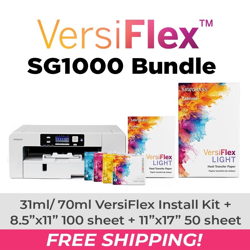 Sawgrass SG1000 VersiFlex Printer Bundle (Ink Volume 31 ml)