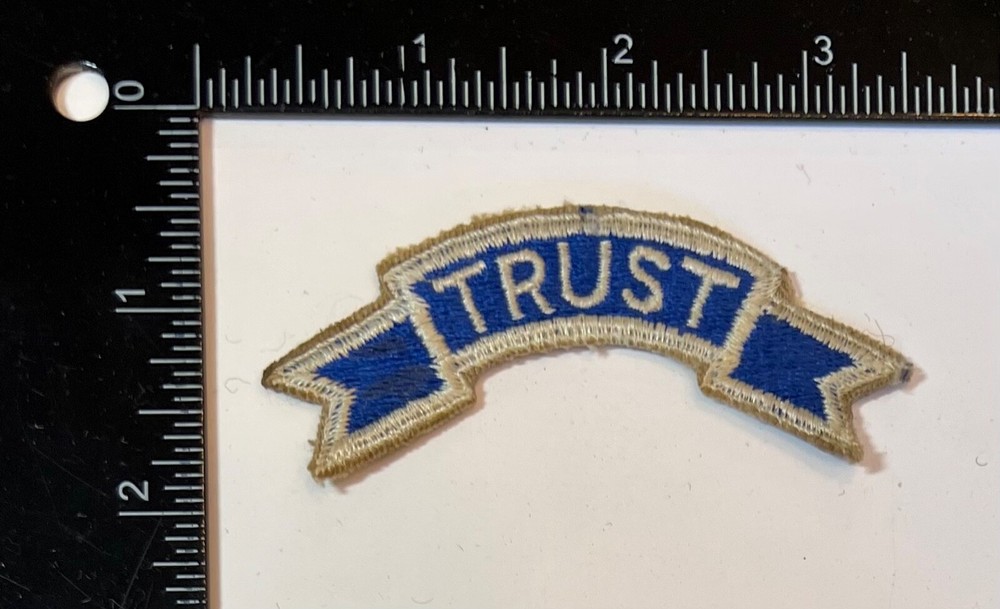 WWII Occupation US Army Trust Scroll 88th Division Trieste US Made Patch