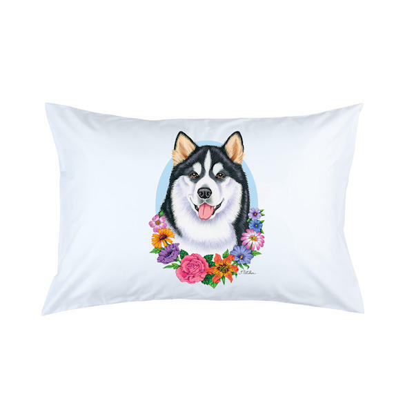 Alaskan Malamute Micro Fiber Pillowcase
