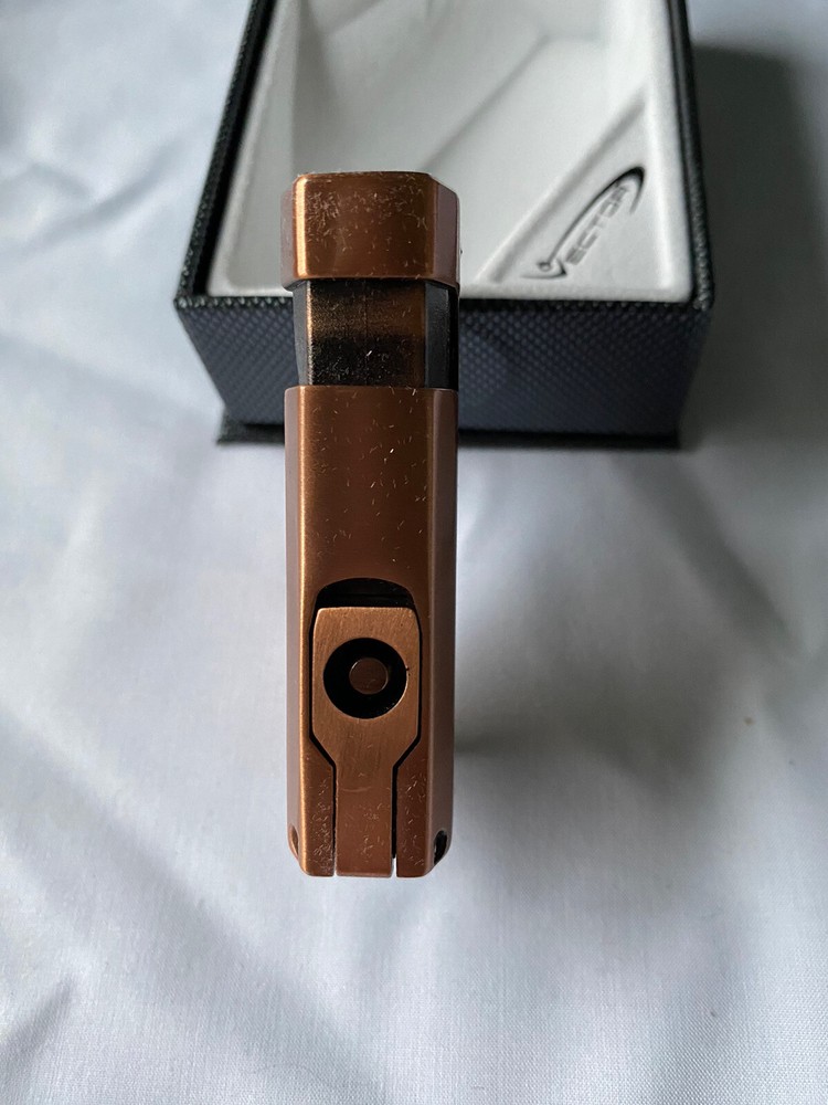 Vector VMotion Dual Jet Cigar Lighter - Copper with Black - New