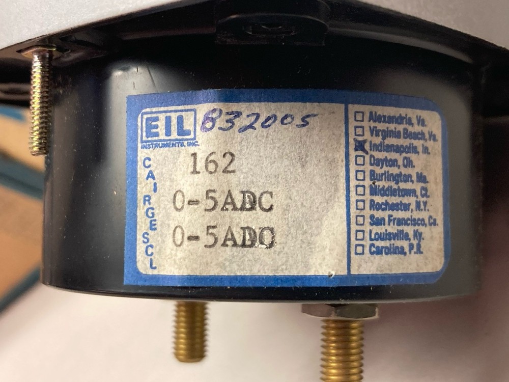 Eil,162,Panel Meter 0-5 DC Amperes