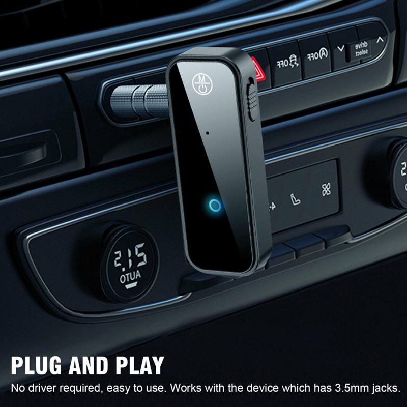 Car USB Wireless Bluetooth-Compatible5.0 Transmitter Receiver Audio Adapter