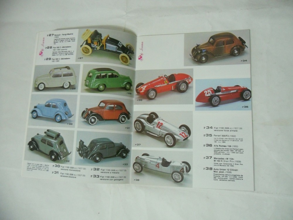 1993 BRUMM 1/43 SCALE MODEL KITS CATALOG.