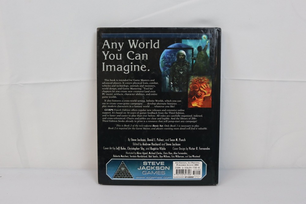 GURPS Basic Set Campaigns 4th Edition Role-Playing Book Steve Jackson
