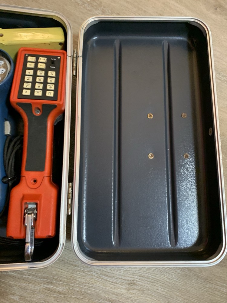 VTG. BELL SYSTEM~91 A TEST SET~ TS22~139-A~ROTARY DIAL~CASE~UNTESTED~