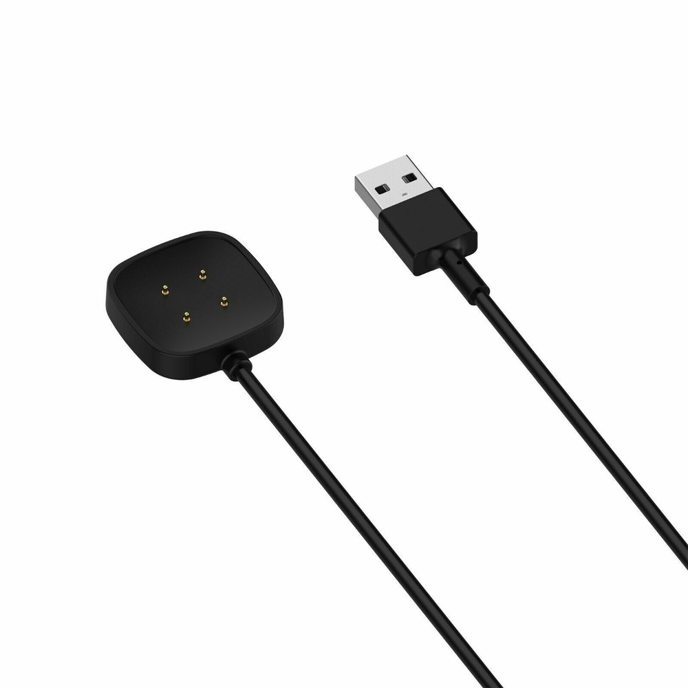 USB Fast Charging Dock Station 3ft Cable Cord Charger for Fitbit Versa 3 / Sense
