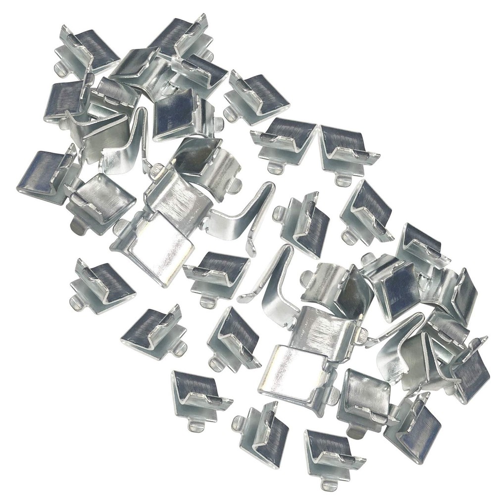 Adjustable Steel Pilaster Shelf Support Clip –40 Pieces