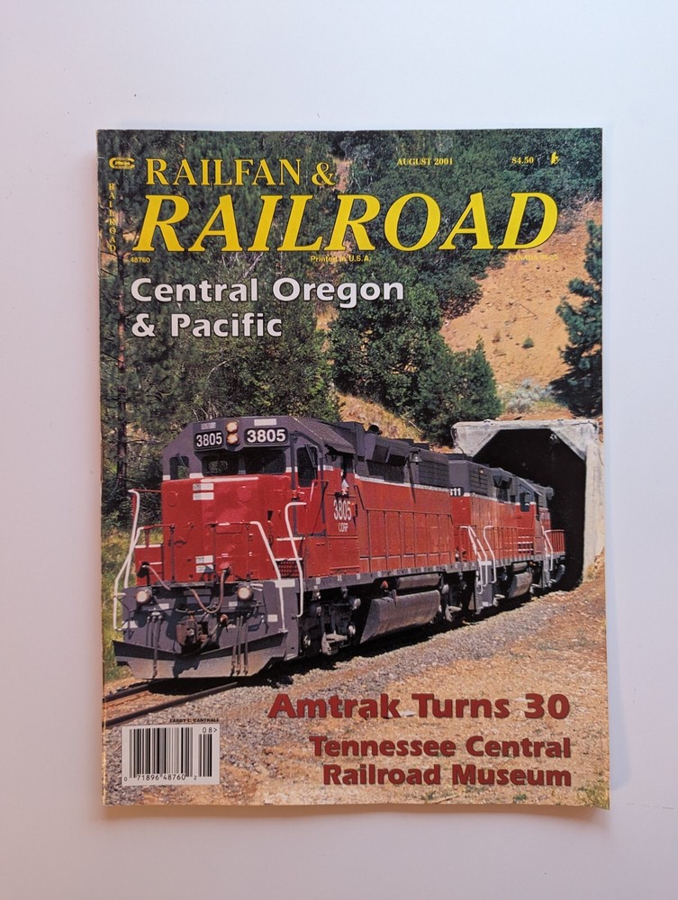 Railfan & Railroad Magazine August 2001