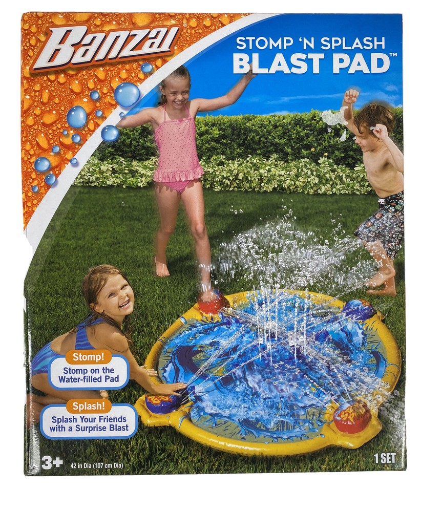 Banzai Stomp N Splash Blast Pad 42 Inch Water Game