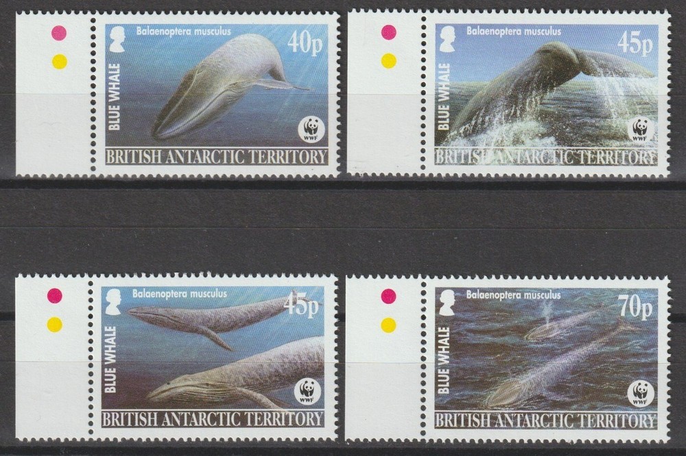 BRITISH ANTARCTIC TERRITORY 2003 WWF SG 361/364 MNH