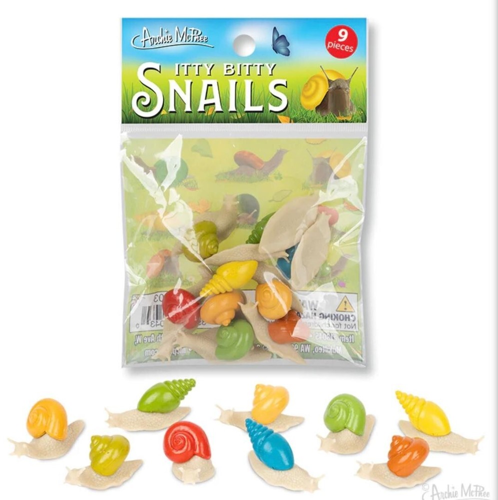 ITTY BITTY SNAILS - 9 Piece Assortment