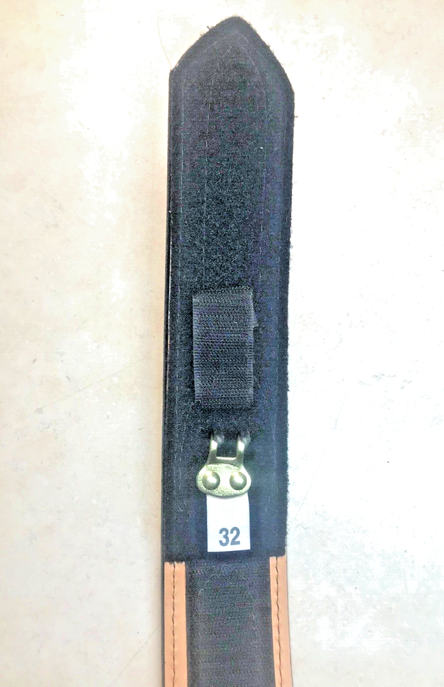 Gould & Goodrich Leather Buckleless Hook and Loop Duty Belt Size 32