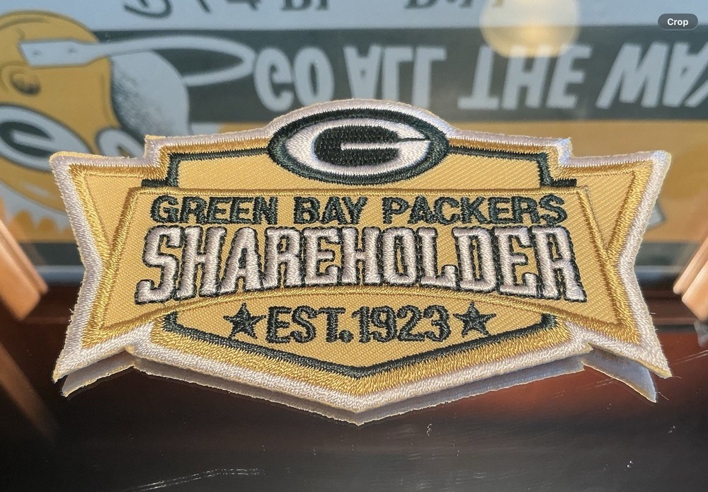 Shareholders Premium Edition OWNERS Patch US Vet🇺🇸,GREEN BAY PACKERS,FAST SHIP